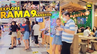 Explore Rama9  Bangkok Shopping area amp Market [upl. by Filler]