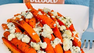 Honey Glazed Carrots Recipe topped with Gorgonzola Cheese [upl. by Anitsirhc]