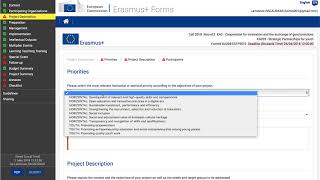 Erasmus KA2 Application Form tutorial Part 1  Context Organisations and Description [upl. by Ennayehc537]