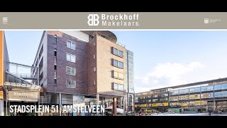 Te koop Stadsplein 51 Amstelveen  Brockhoff Makelaars  Méér makelaar [upl. by Alemat889]