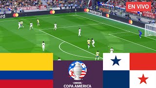 🔴Colombia vs Panamá EN VIVO⚽ Copa América 2024 Partido EN VIVO  Videojuegos simulación Pes 21 [upl. by Reviel]