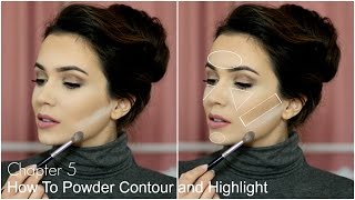 How To Contour and Highlight  Face Nose amp Cheeks [upl. by Esiuqram449]