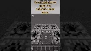 KOI SUBSCRIBE NAHI KARTA 😭🥺  MINECRAFT CLUTCHES  shorts minecraft mlgclutch subscribeplease [upl. by Wildee]