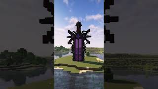 Giant sword nether portal design minecraft [upl. by Komsa645]