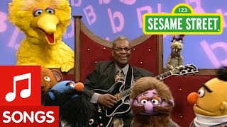 Sesame Street B B King The Letter B Song [upl. by Eelhsa810]