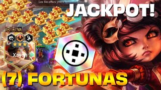 7 FORTUNAS con LEGENDARIA ⭐⭐⭐ La Composición MAS ROTA de TFT [upl. by Aisetal]