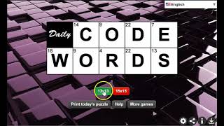 Game Daily CodeWords [upl. by Siuqram]