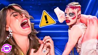 SCARIEST AGT Auditions That Will Make Your Skin Crawl  Friday the 13th SPECIAL [upl. by Ahsinrev]