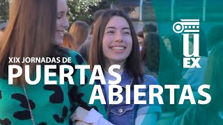 ¡La UEx abre sus puertas a los futuros estudiantes universitarios [upl. by Alveta]