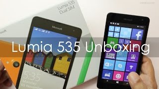 Microsoft Lumia 535 Windows Phone Unboxing amp Hands On Overview [upl. by Yajeet]