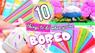 10 FUN THINGS TO DO WHEN YOURE BORED WHAT TO DO WHEN BORED [upl. by Gaves735]