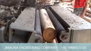 Log Debarker Machine  Log Roundup Machine JAMUNA ENGINEERING COMPANY [upl. by Refitsirhc55]