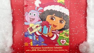 Dora the Explorer Christmas Countdown Calender [upl. by Htevi363]