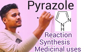 Pyrazole synthesis Reaction medicinal uses [upl. by Blaire173]