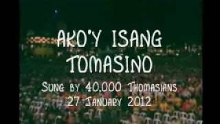 UST Q SONG BY 40000 THOMASIANS [upl. by Ellenaj]