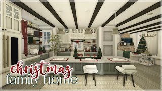 Bloxburg  Christmas Family Home  Roblox  House Build [upl. by Rotceh51]