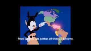 Animaniacs  The Nations of the World With lyrics [upl. by Arreis]