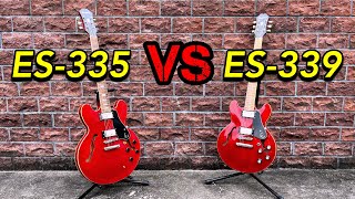 Epiphone ES335 PRO と ES339を比較 [upl. by Konstantin]