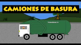 Vids4Ninos  Aprende a contar los camiones de basura [upl. by Anival]