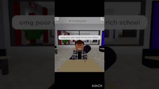 Cheerleader and bad boys shame poor girl and got shocked what happen brookhaven robloxshorts [upl. by Ative]