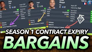 FIFA 22 SEASON 1 CONTRACT EXPIRY BARGAINS [upl. by Anastatius]