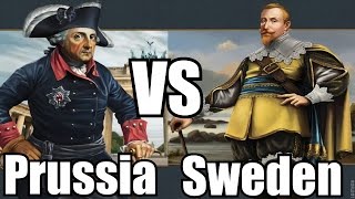 EU4 Prussia vs Sweden Epic Blob Battles EP 9 [upl. by Nairdad709]