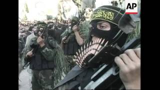 Military show by members of Islamic Jihad [upl. by Mchail]