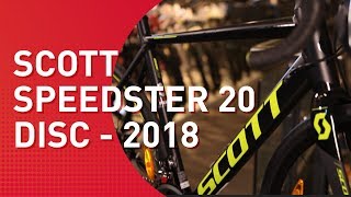 Scott Speedster 20 Disc  2018  Rennrad [upl. by Neraa40]