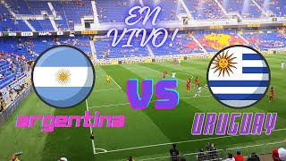 ARGENTINA 0 VS 2 URUGUAY EN VIVO [upl. by Dyraj832]