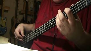 Steely Dan Reelin In The Years Bass Cover [upl. by Ecirtra]