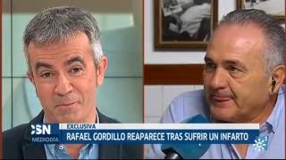 Rafael Gordillo demasiado corazón  Canal Sur Noticias Mediodía [upl. by Haidedej]