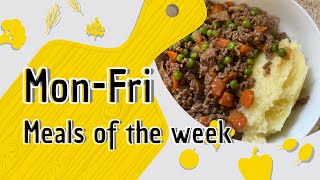 Meals of the Week MonFri Family of 3 in UK cook with me May ‘24 [upl. by Tyoh]