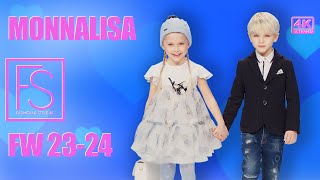 MONNALISA FW 2324 Kids Fashion Show  Virginia Bocelli  4K UHD Florence Italy  Runway kids wear [upl. by Quackenbush]