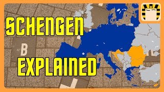 The Schengen Area Explained [upl. by Goldie]