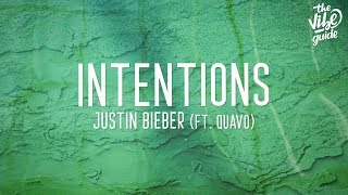 Justin Bieber  Intentions Lyrics ft Quavo [upl. by Drahnreb]