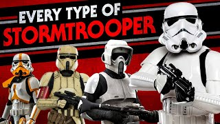 Every Stormtrooper Type in Star Wars Canon [upl. by Anawat]