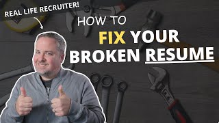 10 Tips to Fix Your Resume That Gets Rejected [upl. by Ardnohs]