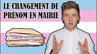 Le changement de prénom en mairie  FTM Transgenre Français  Crazyden [upl. by Lapham]