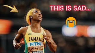 ShellyAnn FraserPryce Pulls Out of Paris Olympics 2024 Women’s 100m Semifinal [upl. by Bogosian]