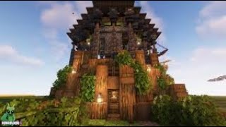 Minecraft Bedrock Endcraft Smp Iron Farm House [upl. by Adirahs]