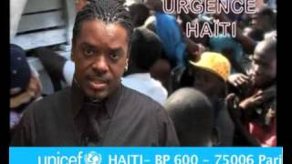 Urgence Haïti  Anthony Kavanagh sengage au coté de lUnicef [upl. by Demona101]