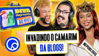 UM DIA DE TRABALHO com Blogueirinha  Diva Depressão Ao Vivo na DiaTV [upl. by Ilah]