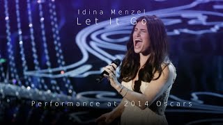 quotLet It Goquot Performance at 2014 Oscars Idina Menzel Shorts [upl. by Afnin719]