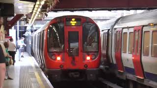 London Underground Metropolitan Line S8 Stock Departure Baker Street for Chesham Fast [upl. by Schulz]