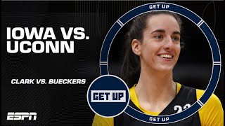 Caitlin Clark vs Paige Bueckers Iowa vs UConn will be iron sharpening iron ⭐️ ⭐️  Get Up [upl. by Ydnih]