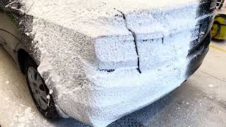 Snow foam using an AMY P2300 pressure washer [upl. by Notniuqal]