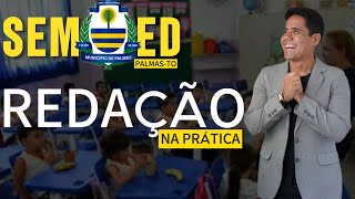 Concurso SEMED Palmas TO Aula de redação na prática com o prof Hansk banca UFT [upl. by Gold]