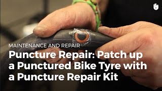 Tire Repair Use a Puncture Repair Kit  Bike Repair [upl. by Cherri]