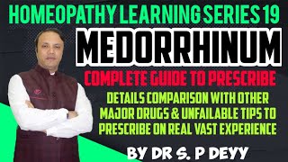 Medorrhinum  most complete guide with major comparison  Materia Medica [upl. by Wald]