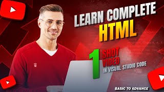 LEARN HTML IN 1 HOUR  Tutorial for Beginners [upl. by Chalmers]